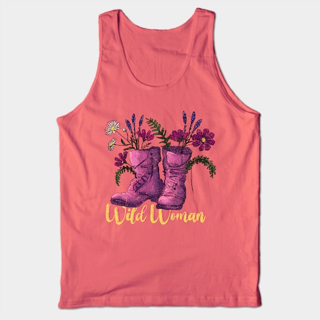 Wild Woman Outdoor Lover Tank Top by HHT